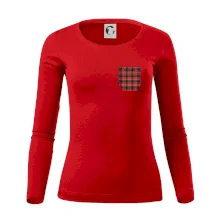 Flanelové triko červené