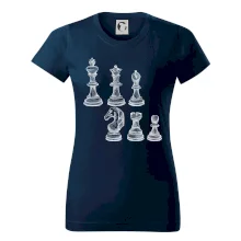 Šachové figurky kreslené