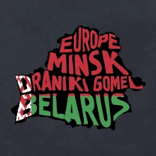 Mapy - názvy měst - Bělorusko