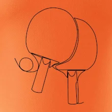 Pálky na stolní tenis jedním tahem