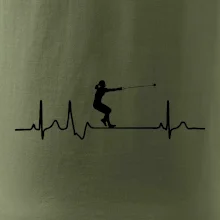 EKG hod kladivem žena