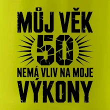Můj věk nemá vliv na moje výkony