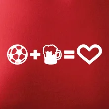 Míč, pivo, srdce Míč, pivo, srdce