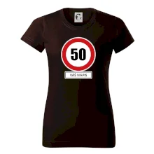 Dopravní značka - rychlost 50 - váš nápis