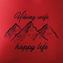 Hiking wife happy life