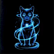 Vesmírná kočka modrá