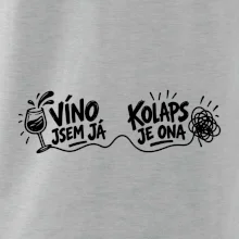 Víno jsem já a kolaps je ona