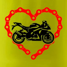 Moto srdce řetěz - supersport