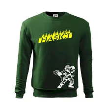 Hasič stojící - nápis hasiči - Velký nápis  na zádech