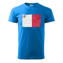 Vlajka Malta okousaná