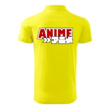 Anime nápis červený