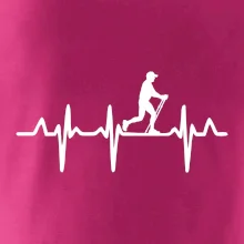 EKG nordic walking muž