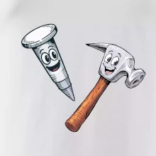 Parové triko - Kladivo a hřebík