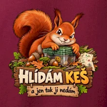 Hlídám keš veverka s pokladem