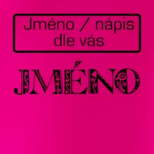 Folklor - jméno - nápis