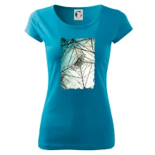 Barevné nebe - stožáry vysokého napětí