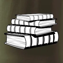 Knihy černobílé na sobě