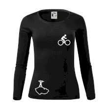 Mapa ČR + kolo na prsu