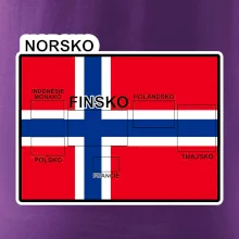 Norsko vlajka další státy