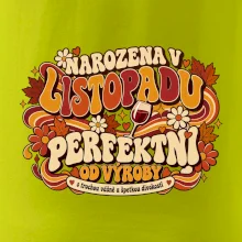 Narozena v listopadu perfektní od výroby retro