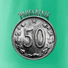 Padesátník 1963 - 1978 s nápisem