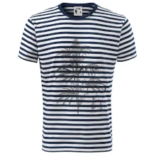 Konopí kytka černobílá