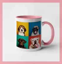 Psi štěňata koláž