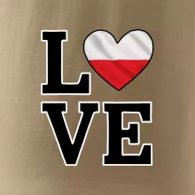 Love Polská vlajka