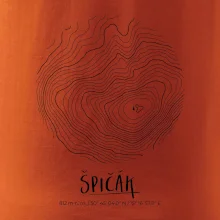 Špičák - vrstevnice v kruhu