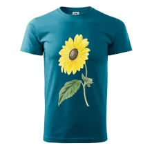 Slunečnice otočená