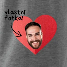 Vlastní fotka v srdci