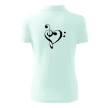 Houslový klíč srdce