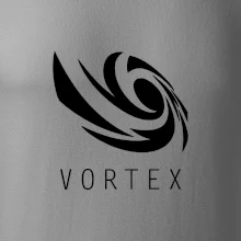 Vortex logo jednobarevné