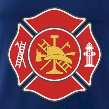 Fire department logo červené
