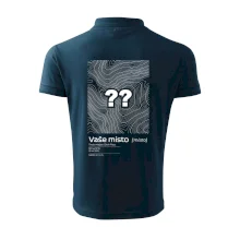 Vaše místo - vrstevnice v obdélníku