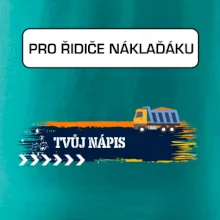 Stavba - vlastní nápis - náklaďák