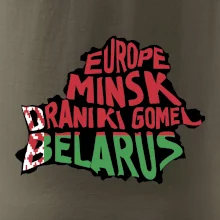 Mapy - názvy měst - Bělorusko