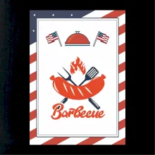 USA BBQ POSTER