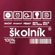 Čárový kód - Školník