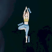 Calm yoga power (Radek Pilař ART)