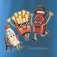 Souboj o hranolky kečup tatarka