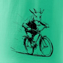 Drsný kozel na kole