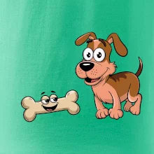 Parové triko - Pes a kost