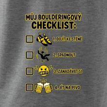 Můj boulderingový checklist