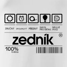 Čárový kód zedník