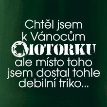 Chtěl jsem dostat motorku - Vánoce