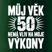 Můj věk nemá vliv na moje výkony