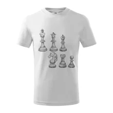 Šachové figurky kreslené