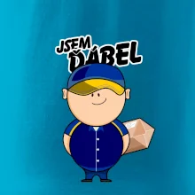 Jsem ďábel doručovatel modro žlutý