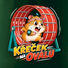 Běžecký křeček na oválu
